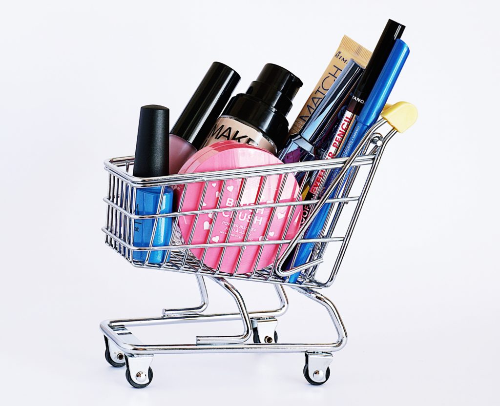 Regularly stock taking your cosmetics helps with mindful consumption